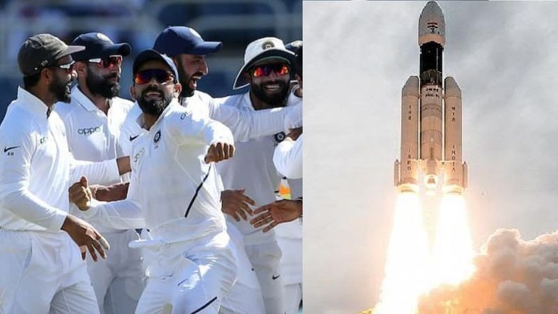 Team india cricketers praise effort of ISRO scientists for chandrayaan 2