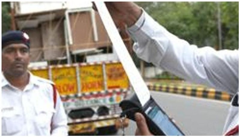 Over Loaded Truck driver fined More Than 1 lakh in Rajasthan