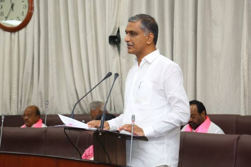 తొలిసారి తెలంగాణ బడ్జెట్‌ 2020 21 ప్రవేశపెట్టిన హరీష్ రావు