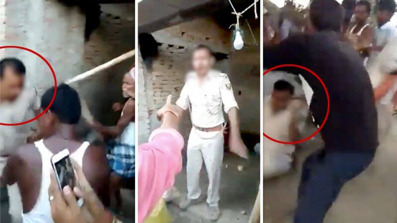 Public entered in to police station and beaten Cops in Bihar.. Sensational Video..