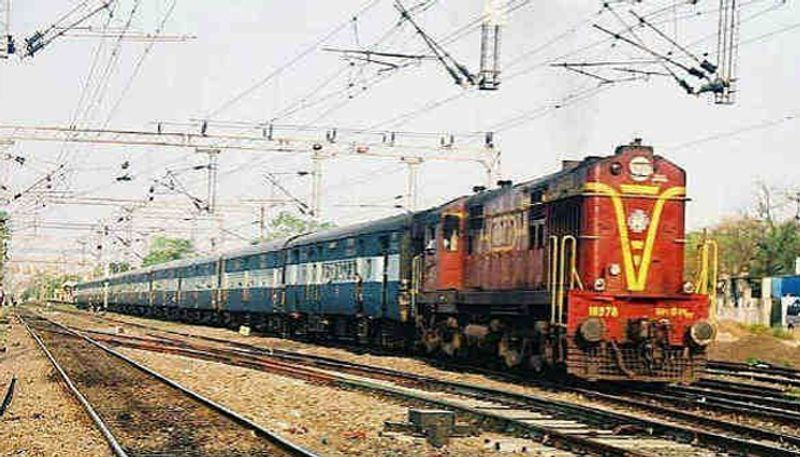 Train Stop in Mariyammanahalli in Ballari District