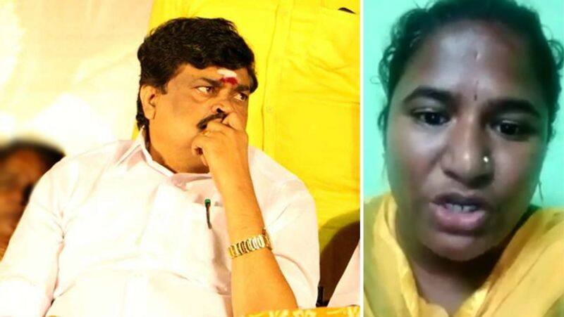 Women Nutrition worker who tore up Minister Rajendra Balaji  Sensational video