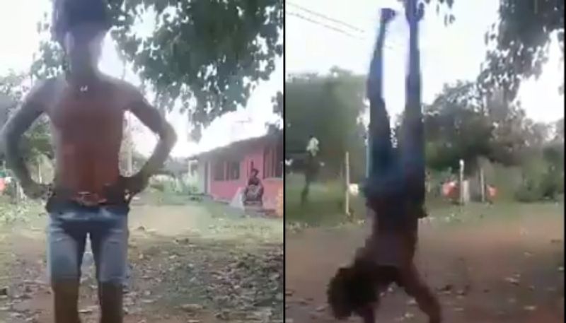 Boy performs 30 summersaults goes viral