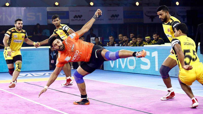 Pro Kabaddi 2019 Fazel and Deshwal shine as U Mumba thrashes Telugu Titans