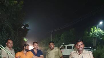 Police shot goon and arrested him in greater noida uttar pradesh