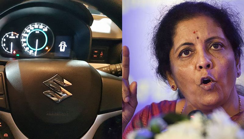 Maruti differs with Nirmala Sitharaman