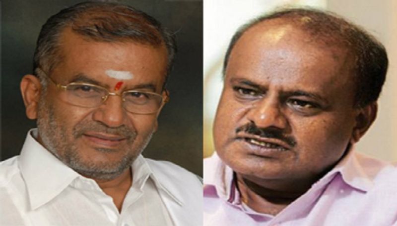 HD Kumaraswamy mocks at GT Devegowda over Quit  jds