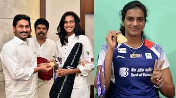 PV Sindhu meets Andhra Pradesh CM Jagan Mohan Reddy in Amaravati