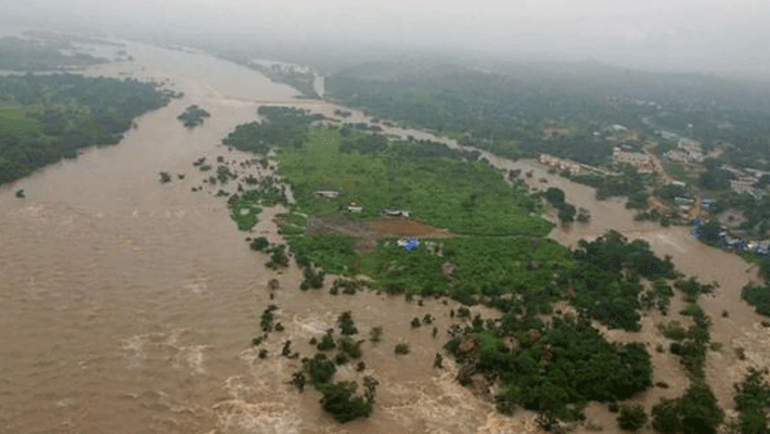 Godavari Flood Water Entered into Devadula Project third package