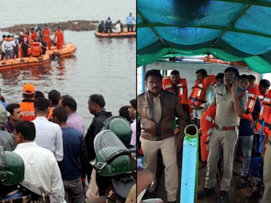 24 rescued from boat capsized at devipatnam in east godavari