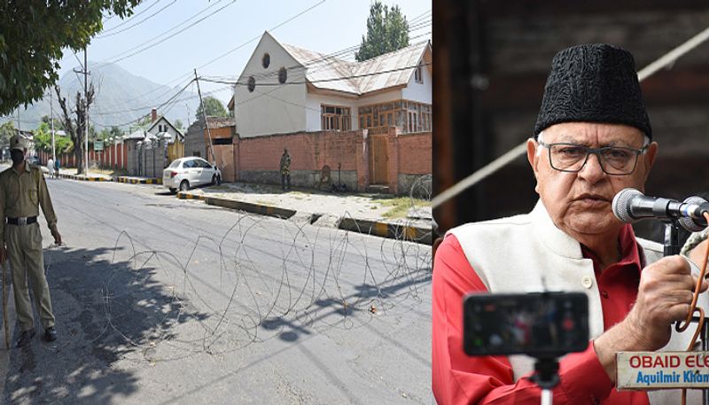 Farooq Abdullah confined to one room