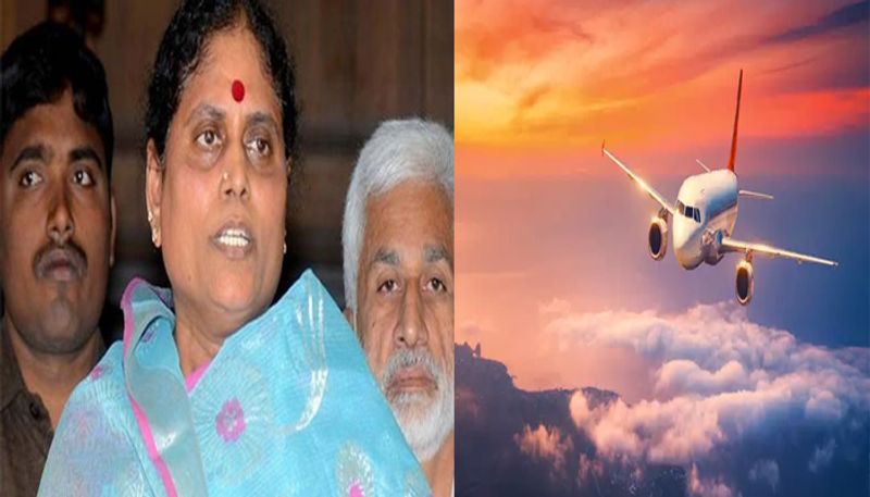 private flight not landing in gannavaram airport due to bad weather