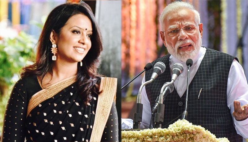 Devendra Fadnavis wife calls Narendra Modi father of nation