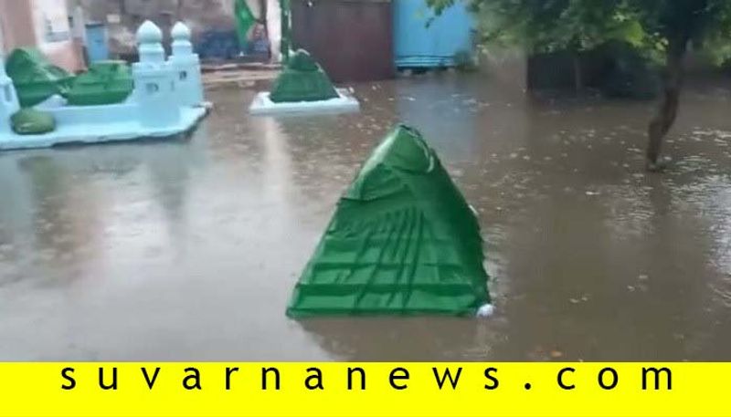 Heavy rain in Raichuru District