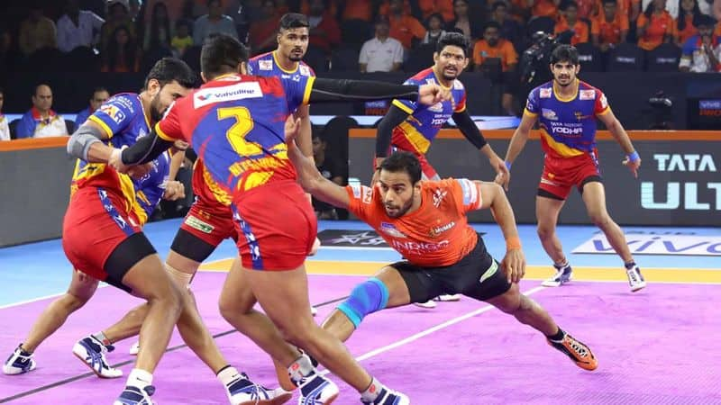 Pro kabaddi 2019 U Mumba see off UP Yoddha in a back and forth thriller