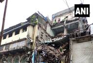 Mumbai Portion of a building in Crawford market collapses rescue operations underway