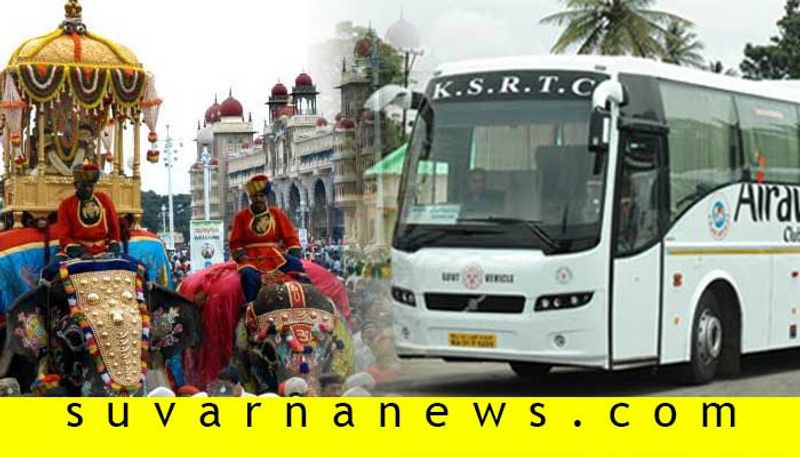 KSRTC special tour packages during Mysuru Dasara