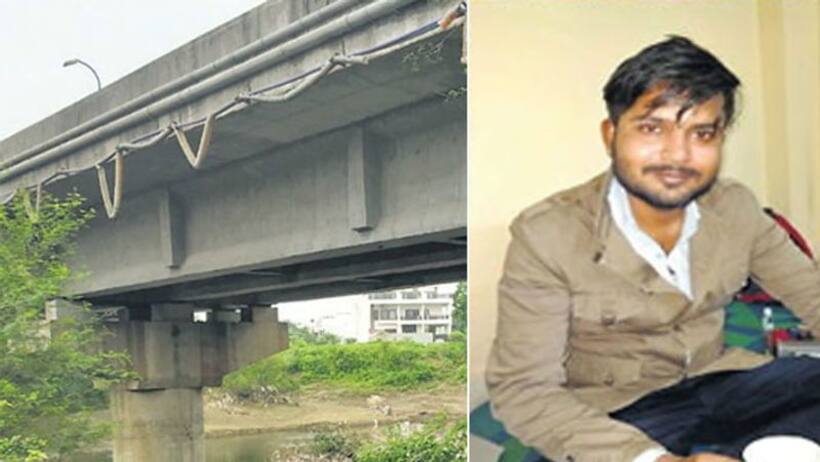 पुल पर बैठकर पत्नी के संग हंसी मजाक कर रहे इंजीनियर का बिगड़ा बैलेंस, 40 फीट नीचे गिरा