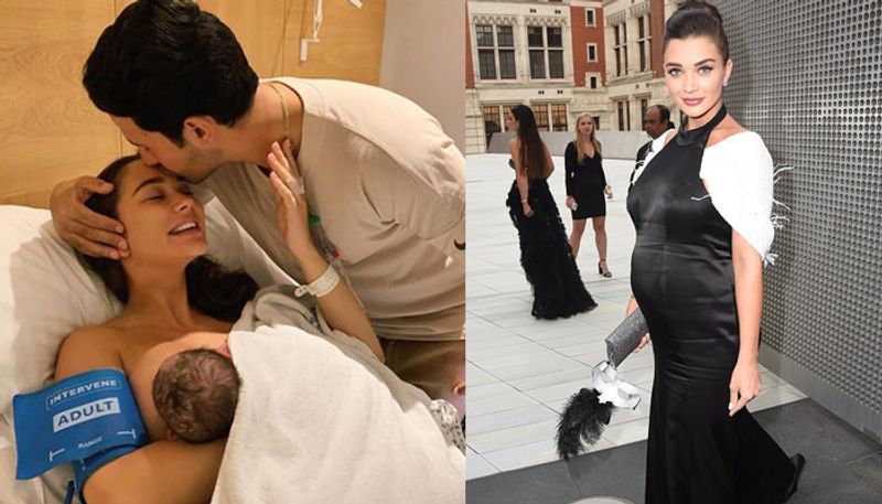 Amy Jackson blessed baby boy shares picture instagram