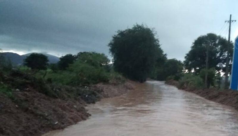 Yellowish water in Vrishabhavathi River