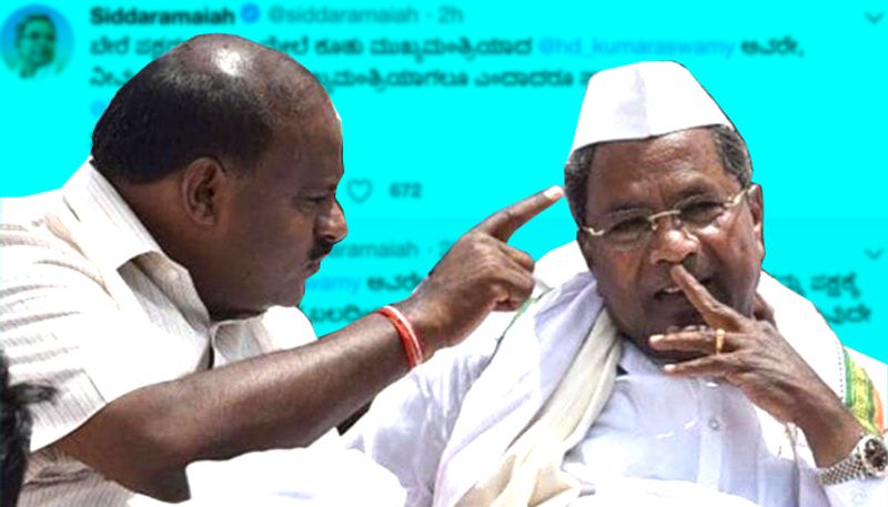 Kumaraswamy, Siddaramaiah in an ugly spat over chief minister's post