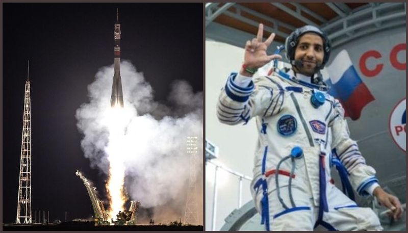 UAE in space astronaut Hazza Al Mansouri blasts off for the ISS