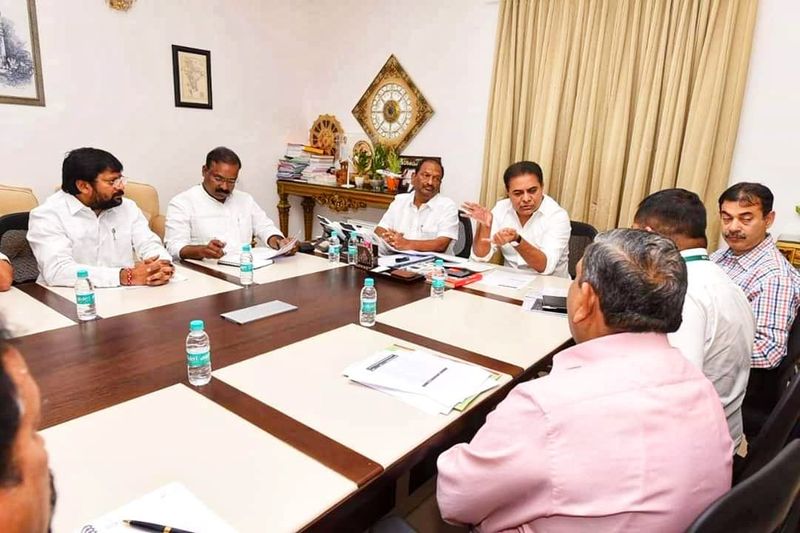 ktr reviews on ramagundam factory with industrial officers