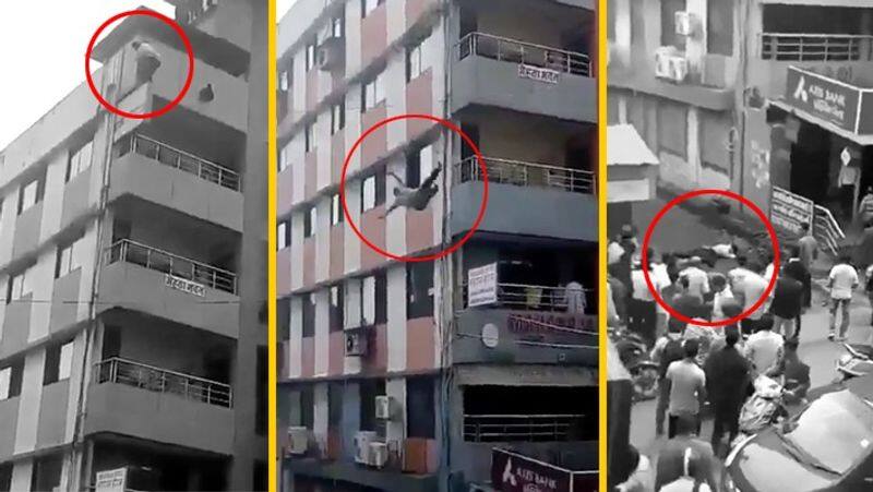 A 51-year-old businessman in Gujarat committed suicide by jumping from the 5th floor of the hotel..!