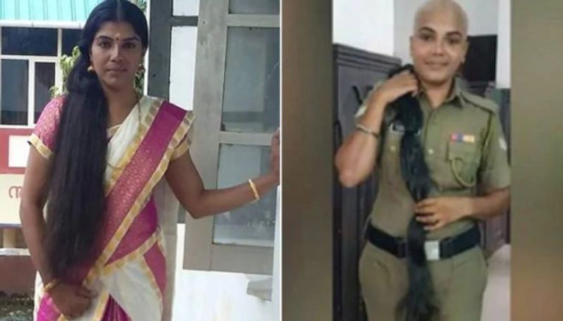 bollywood star praises kerala cop who gave away her hair for a cause