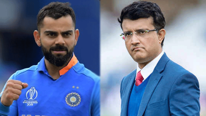 BCCI president-elect Sourav Ganguly message Virat Kohli team