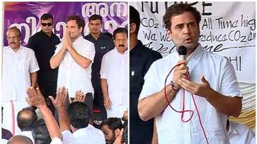 Rahul Gandhi reaches Wayanad supports save NH 766 stir