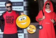 Ranveer Singh's larger than life image gets covered under oversized clothes