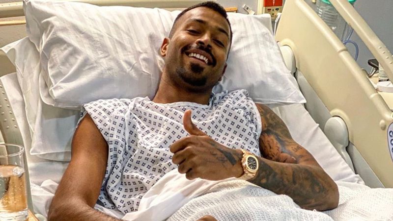 Hardik pandya sent message to fans after successful Lower Back Surgery