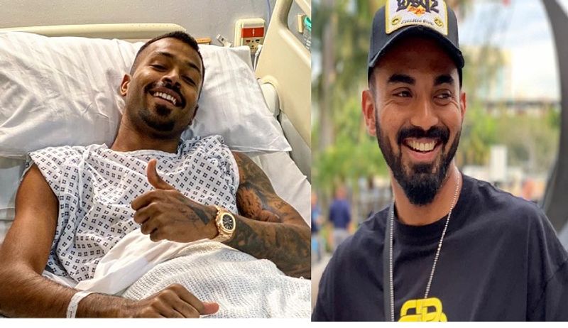 Kl rahul troll hardik pandya after successful lower back surgery