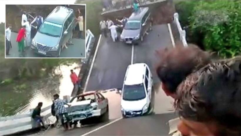 Gujarat bridge collapse: Four commuters receive injuries, several feared trapped