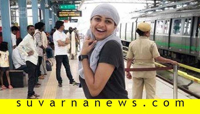 Sandalwood Rachita ram metro ride with friend photo goes viral