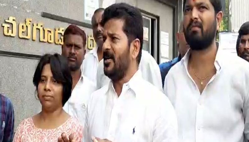 case filed against congress mp revanth reddy in narsingi police station