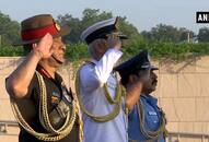 Air Force Day 2019 Service chiefs pay floral tributes at National War Memorial in Delhi