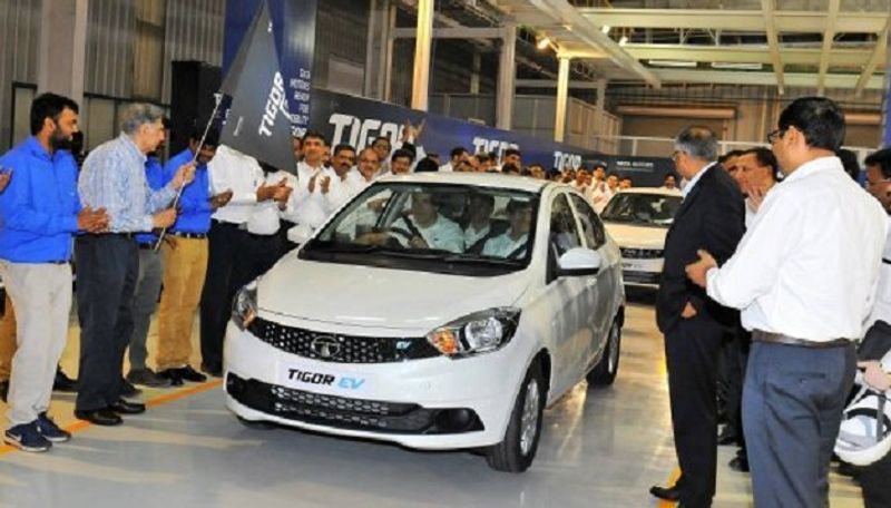 Tata motors launch Tata tigor electric car in India