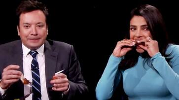 Priyanka Chopra's hot wings challenge with Jimmy Fallon leaves her in tears