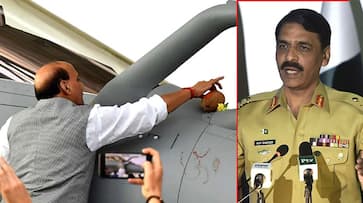 While Congress denounces #RafalePuja Paksitan army spokesperson defends it