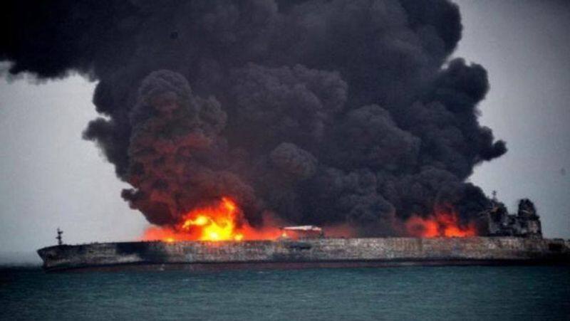 Iran oil tanker hit by two missiles off Saudi Arabia