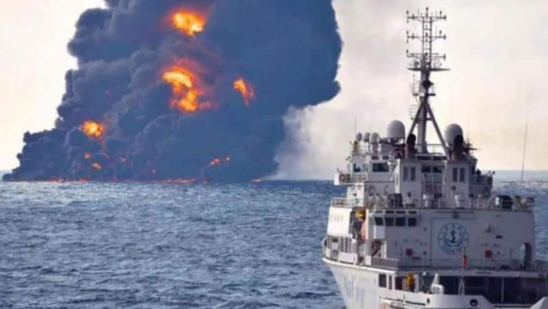 Iran oil tanker hit by two missiles off Saudi Arabia