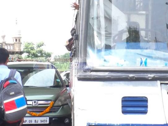RTC driver punched and kicked by men in Nellore - bsb