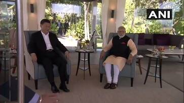 Modi Xi informal summit Meeting between two leaders underway in Mamallapuram