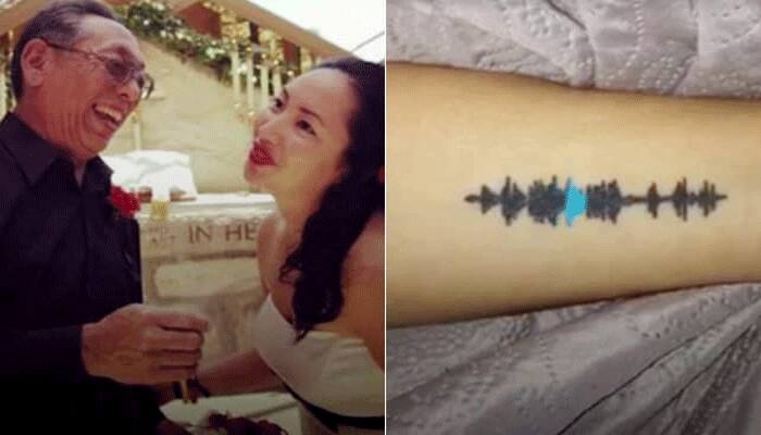 Woman Honours Father With Talking Tattoo. Watch