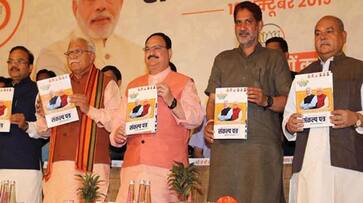 BJP releases manifesto for assembly polls, bases it on Ram Rajya concept