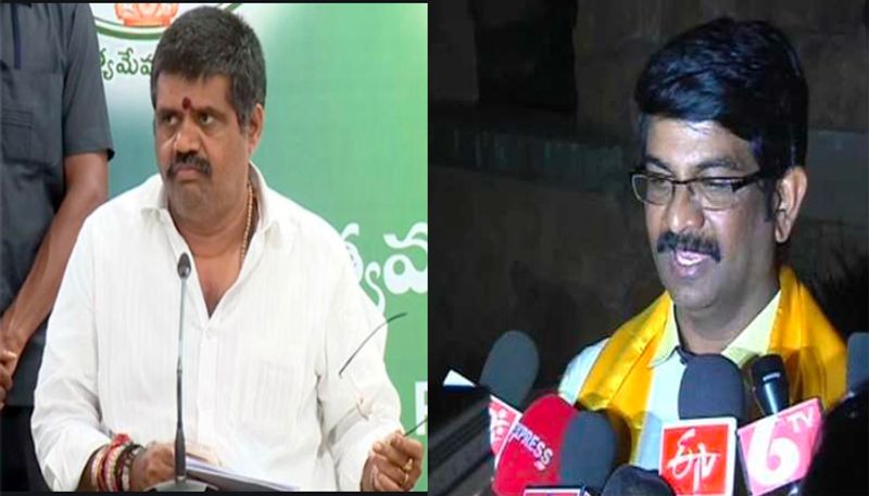 tdp mlc manthena satyanarayana raju slams ysrcp ministers kodali nani and avanti srinivas