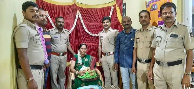 Baby Shower at Shivamogga Kumsi Police Station