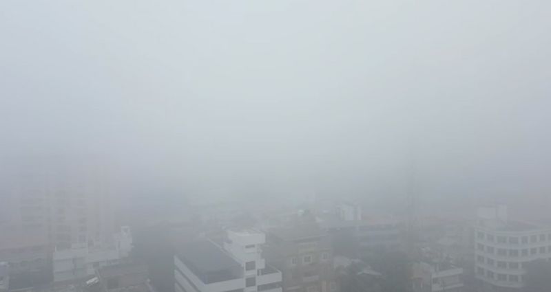 atmosphere temperature results in radiation fog in kochi